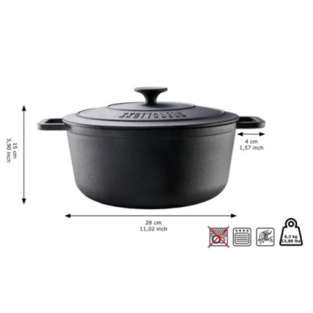 Ketaus puodas Skottsberg Casserole 5.5l