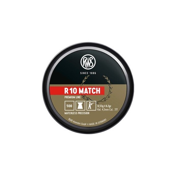 Šoviniai RWS R 10 Match 4,48mm (500vnt.)