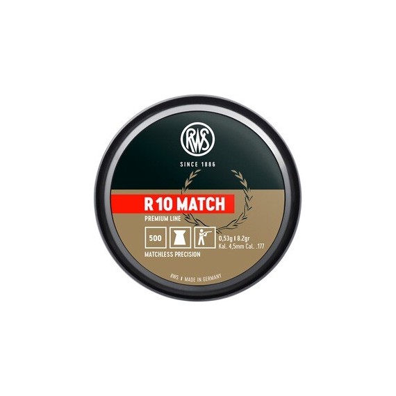 Šoviniai RWS R 10 Match 4,48mm (500vnt.)