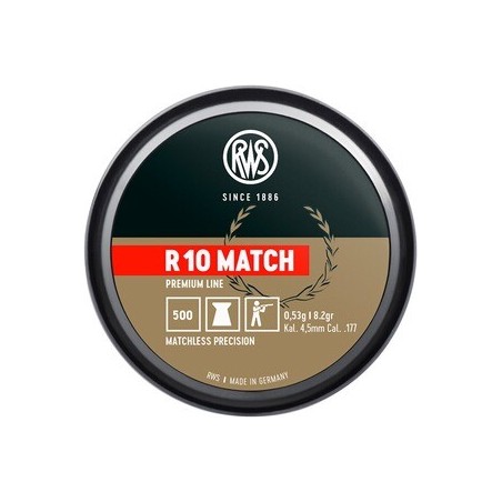 Šoviniai RWS R 10 Match 4,48mm (500vnt.)