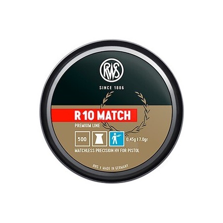 Šoviniai RWS R 10 Match 4,49mm (500vnt.)