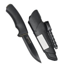 Peilis Mora Bushcraft Survival Black