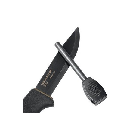 Peilis Mora Bushcraft Survival Black