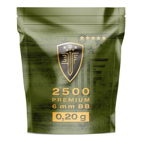 BB šratai Elite Force Premium 2500vnt 0.20g 2.6104