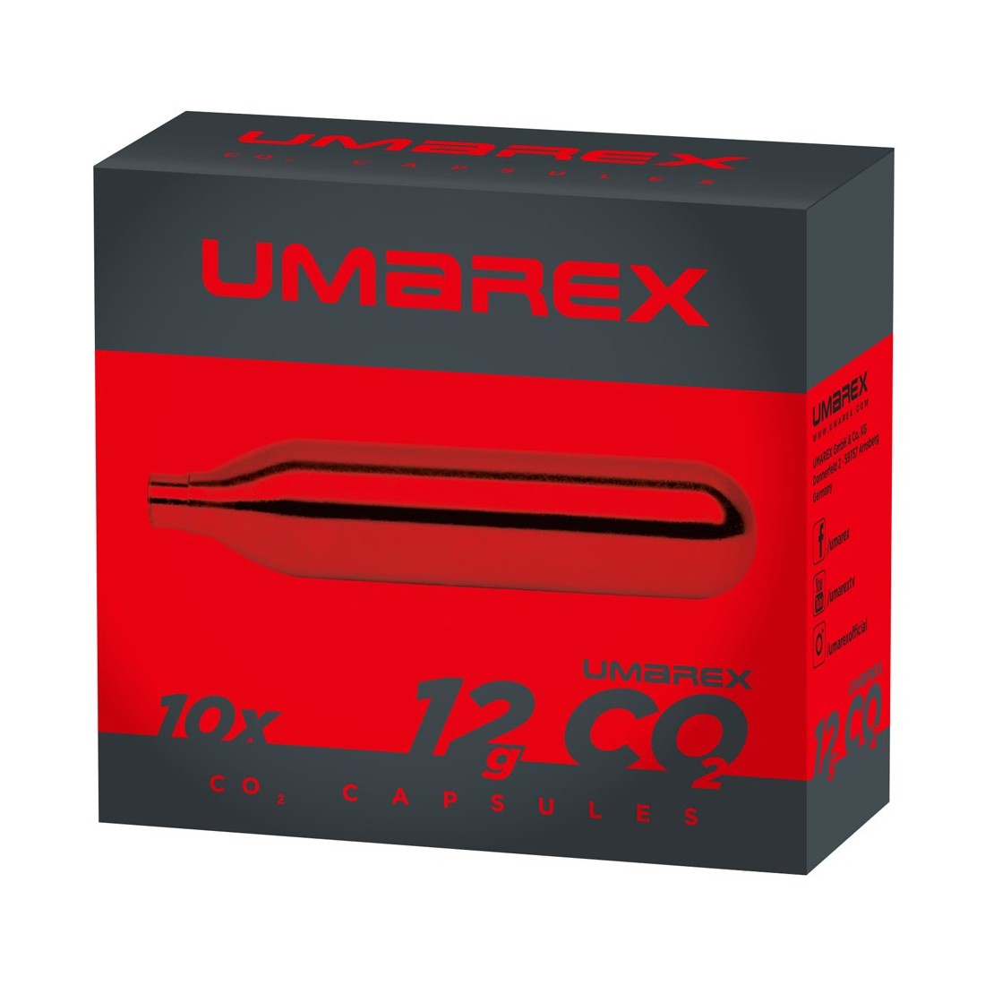 CO2 balionėlis Umarex 12 g (10 vnt) 4.1691-1