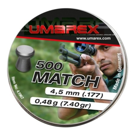 Šoviniai Umarex Match 4.5mm buki (500vnt) 4.1967