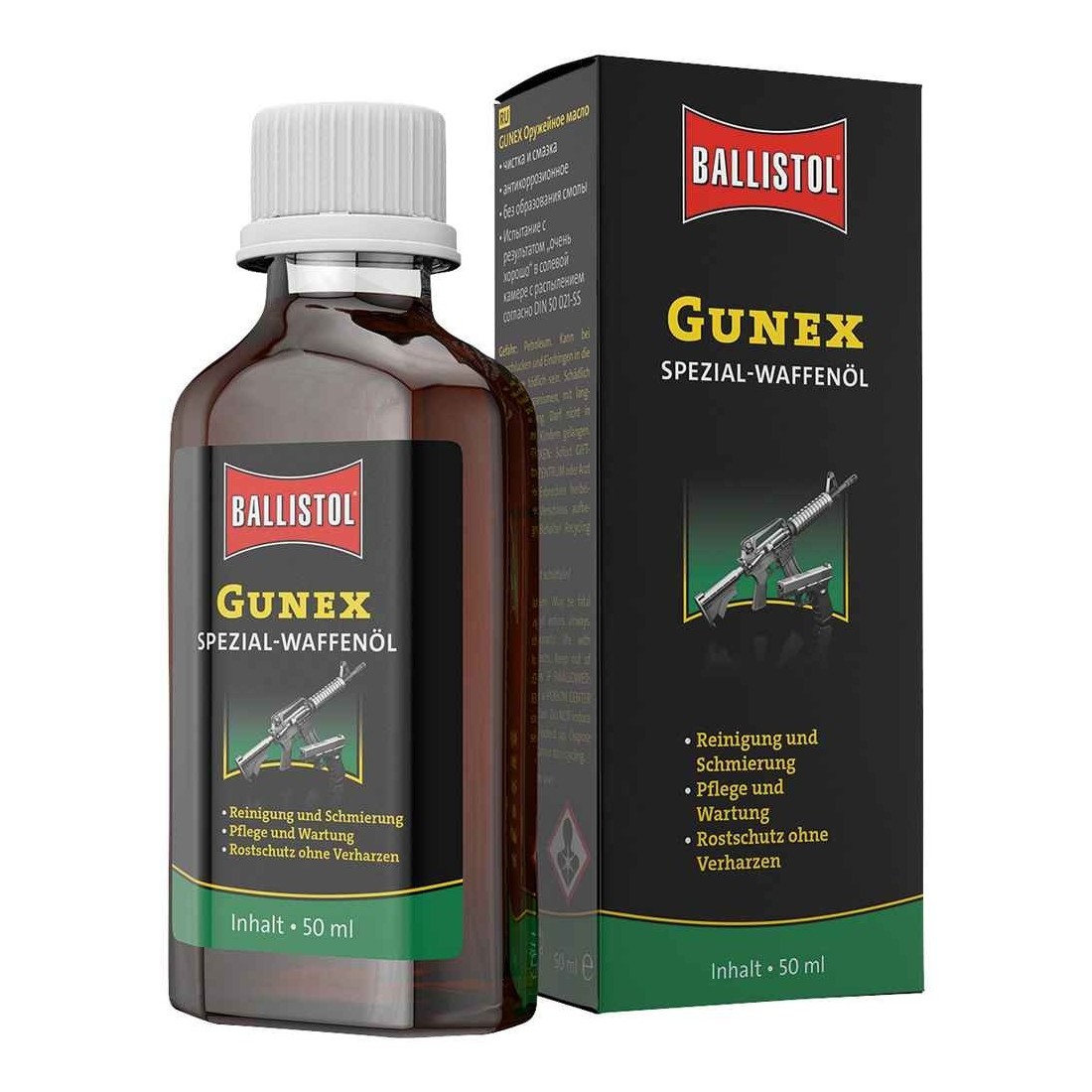 Tepalas nuo rūdžių Ballistol Gunex 50ml 22000