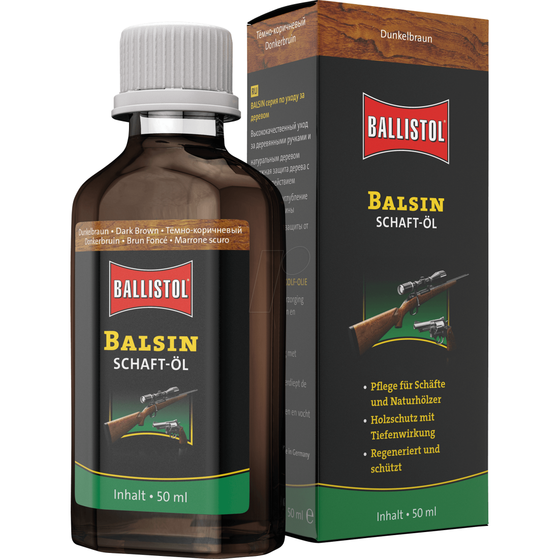 Tepalas buožei Ballistol Balsin 50ml (tamsiai rudas) 23150