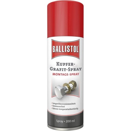 Vario-Grafito purškalas Ballistol Montage Spray, 200ml 25200