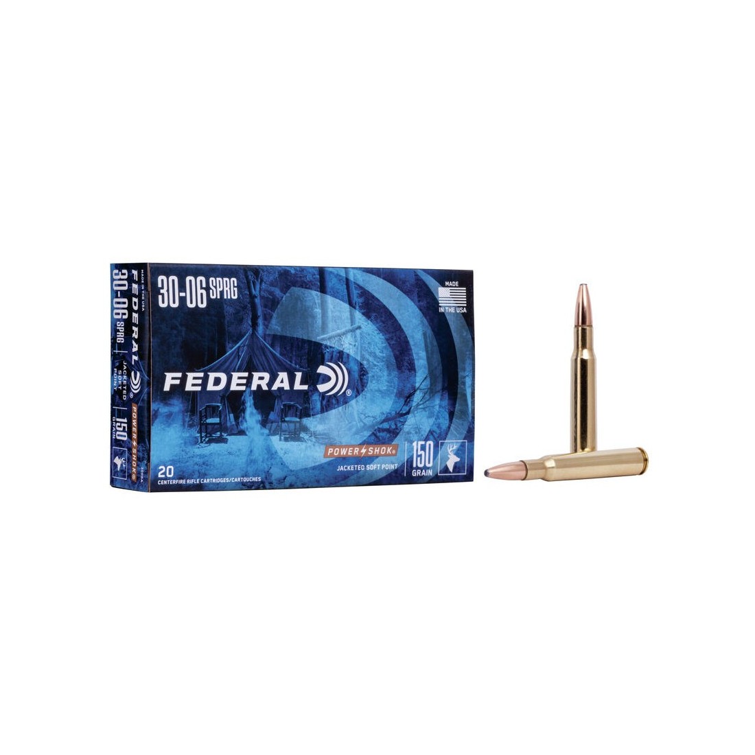 Šoviniai Federal Power Shok SP .30-06 Spr 9,7g (20vnt.)