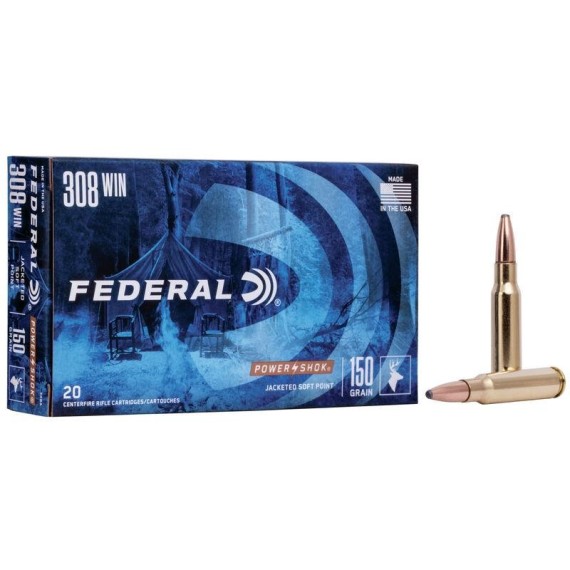 Šoviniai Federal Power Shok SP 308 Win. 9,7g