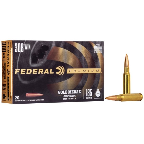 Šoviniai Federal Gold Medal Berger Premium OTM .308 Win. 12g (20vnt.)