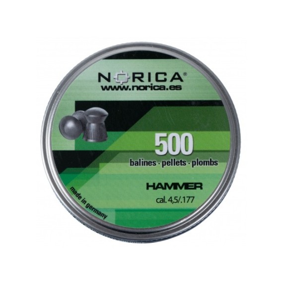 Šoviniai Norica Hammer 4.5mm (500vnt)