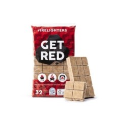 Įdegtukai GET RED, 32 vnt. plokštelė