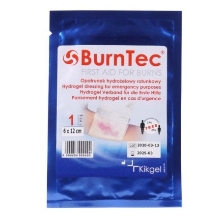 Hidrogeliniai Tvarsčiai nuo nudegimų BurnTec 6x12cm