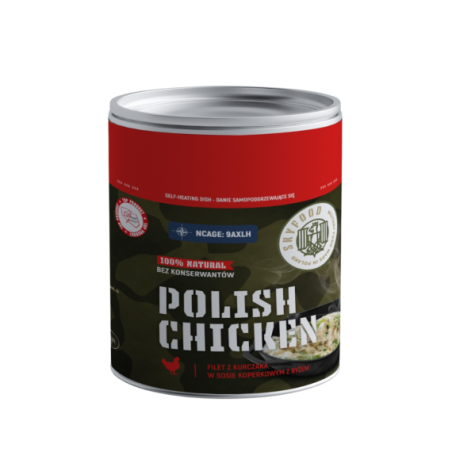 Maistas Sky Food Polish Chicken vištiena su ryžiais krapų padaže