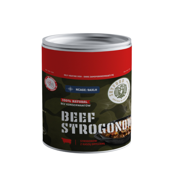 Maistas Sky Food Beef Strogonov jautiena su grikiais