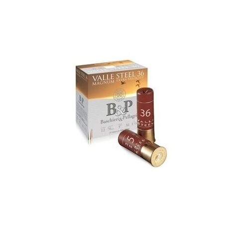 Šoviniai B&P12/76 Valle Magnum Steel 3,5mm 36g (25vnt.)