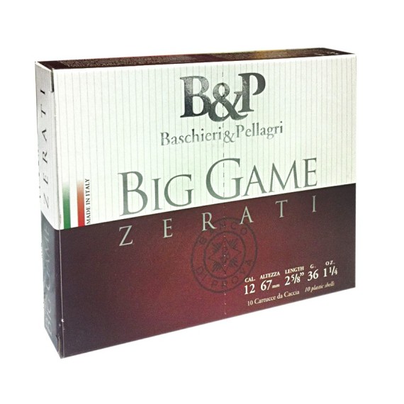 Šoviniai B&P12/67 Big Game Zerati 36g (10vnt.)