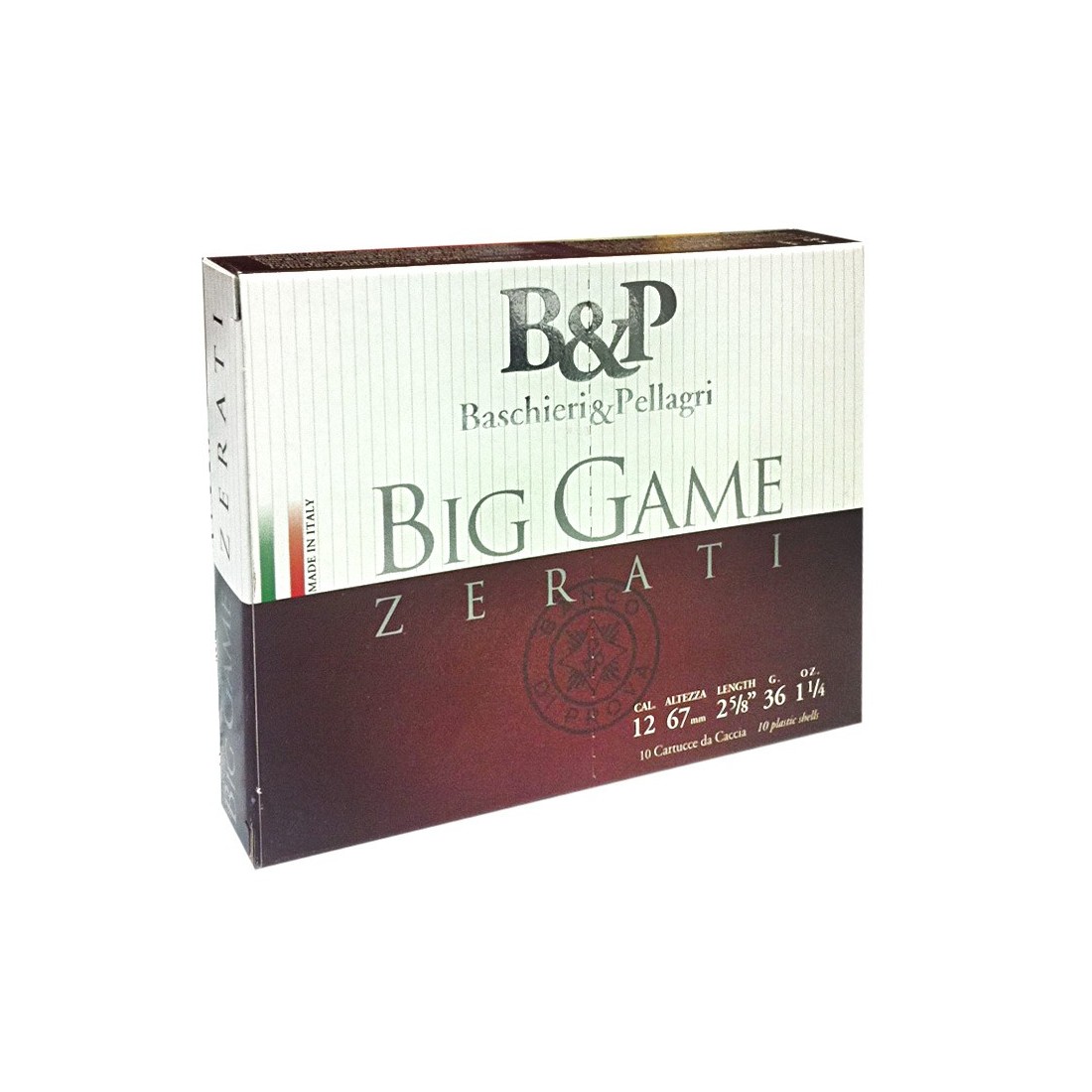 Šoviniai B&P12/67 Big Game Zerati 36g (10vnt.)