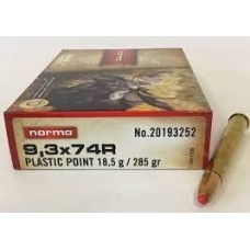 Šoviniai Norma Plastic Point 9.3x74 R 18,5g (20vnt.)