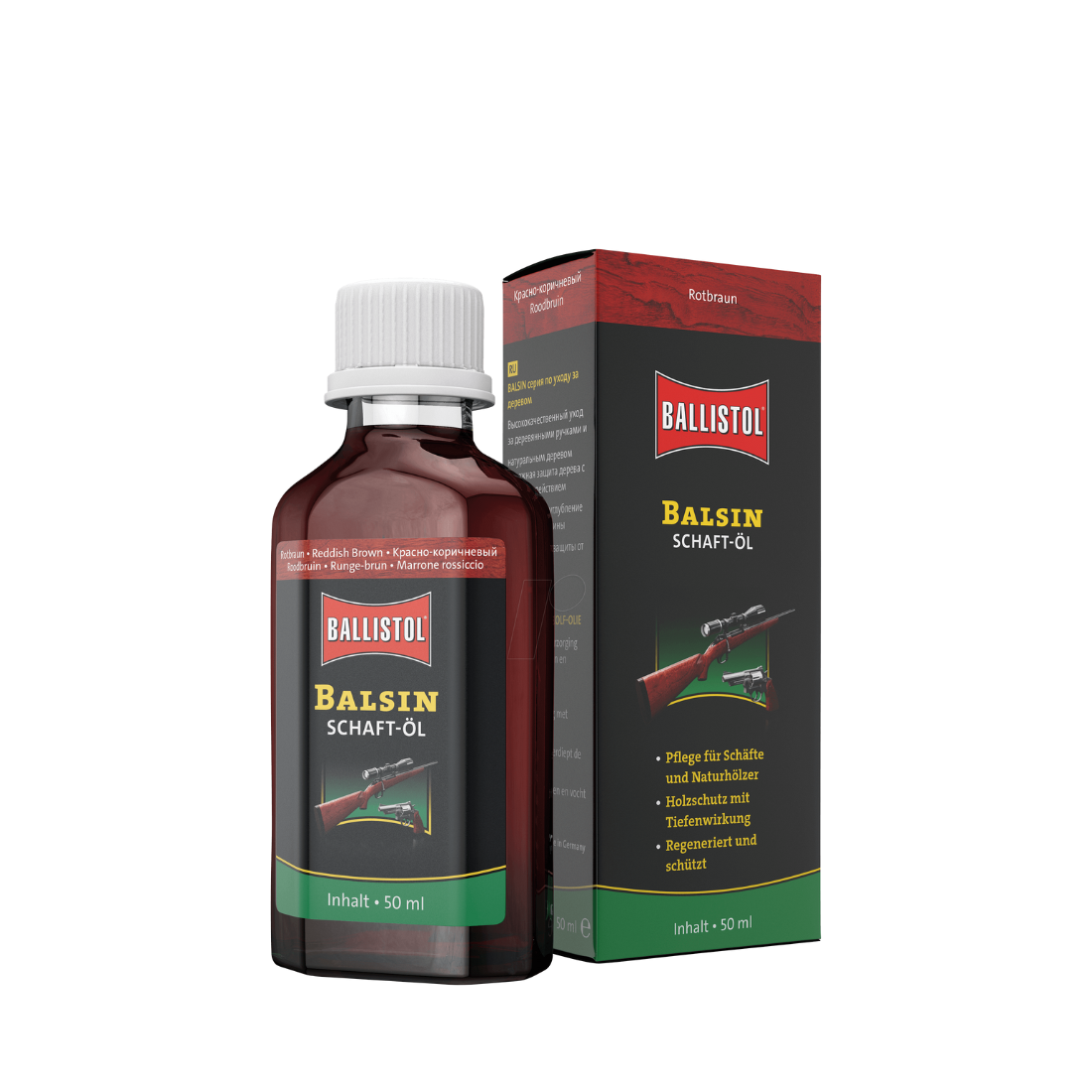 Tepalas buožei Ballistol Balsin 50ml (raudonai rudas) 23060