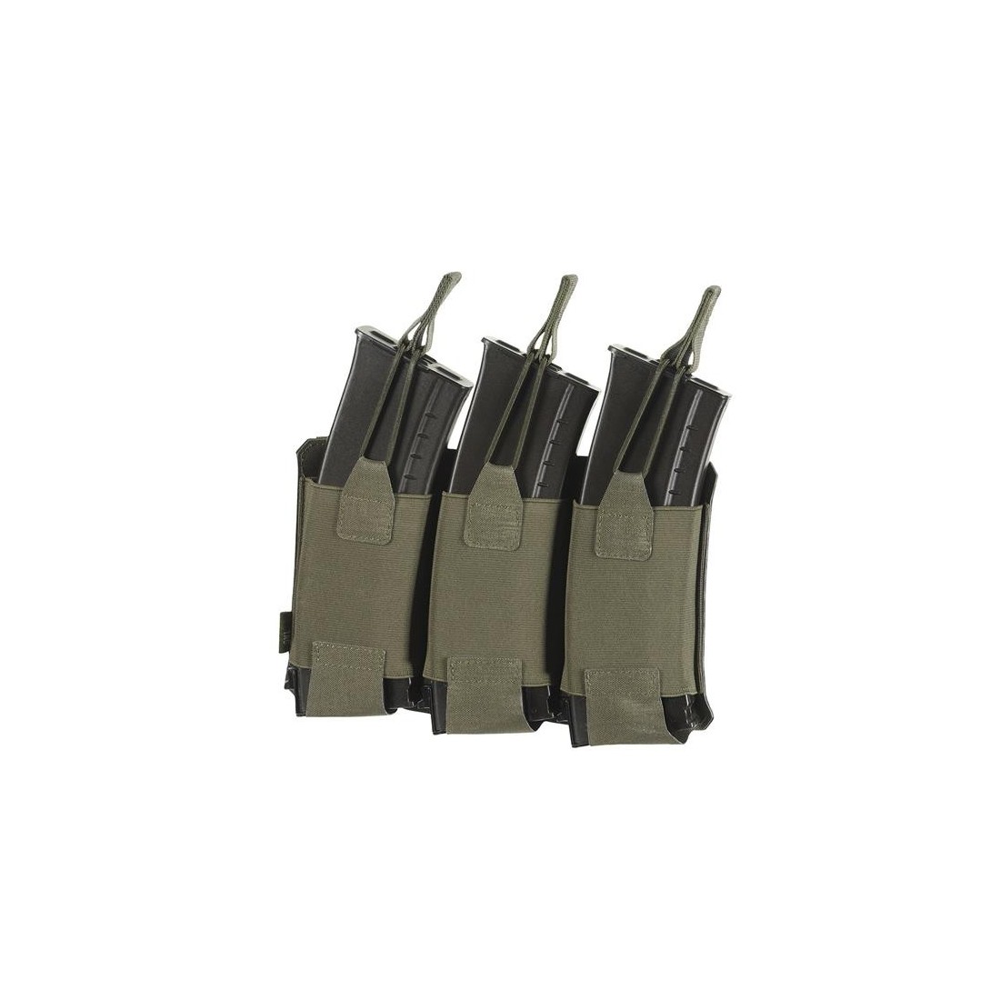 Trijų dėtuvių dėklas M-Tac Elite Laser Cut Ranger Green